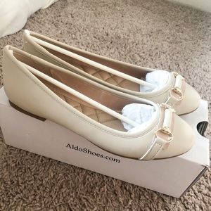 White Aldo Flats